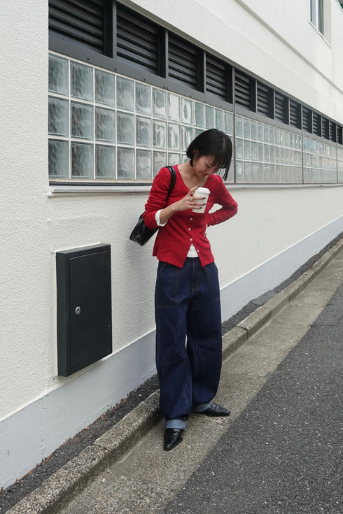 ニットフィットカーデ